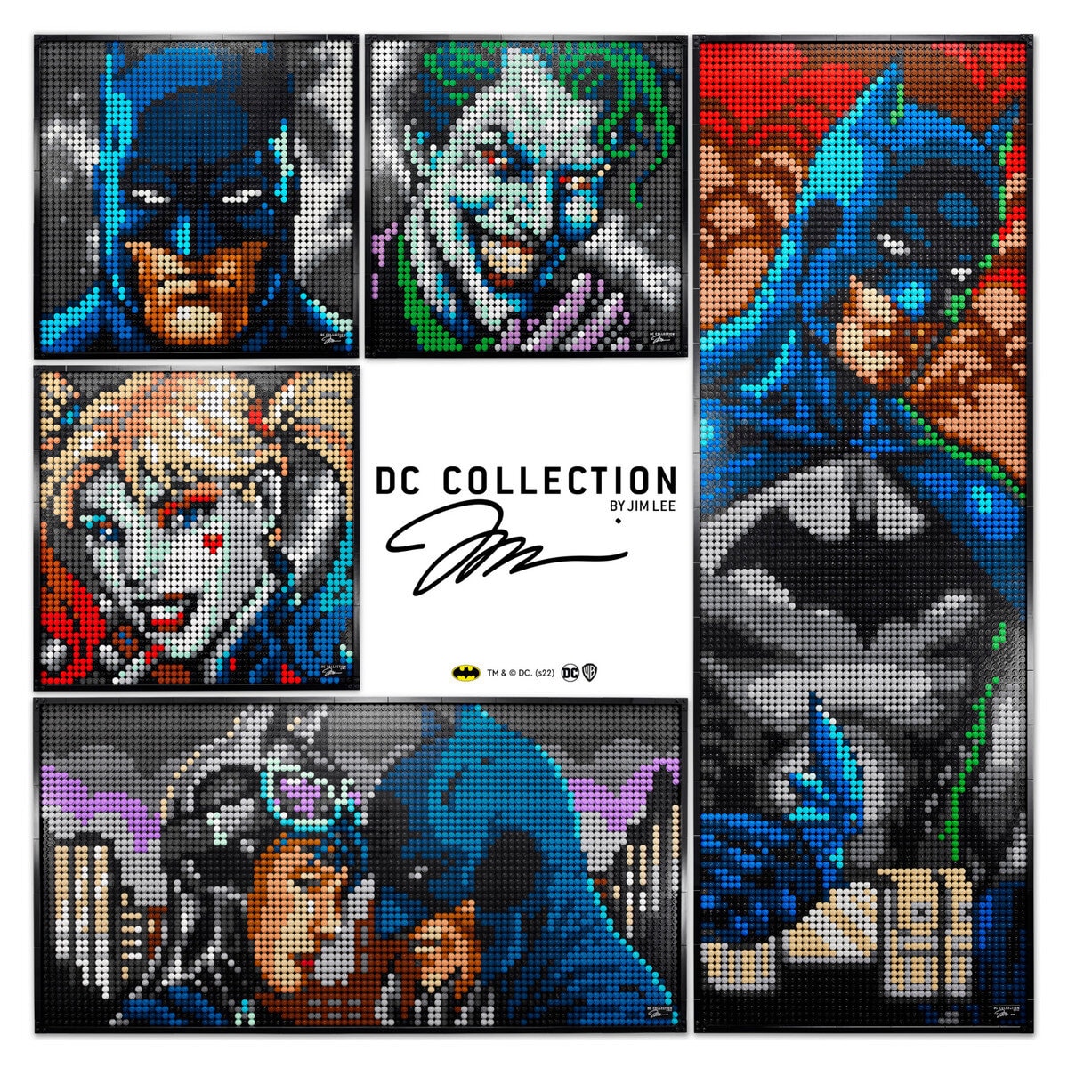 LEGO 31205 Art La Collection Batman De Jim Lee, avec Le Joker ou