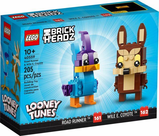 LEGO BrickHeadz Looney Tunes 40559 Road Runner & Wile E. Coyote