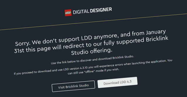 LEGO Digital Designer LDD Bricklink Studio