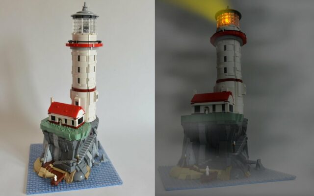 LEGO Ideas Motorized Lighthouse