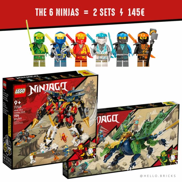 LEGO Ninjago 2022 71765 71766