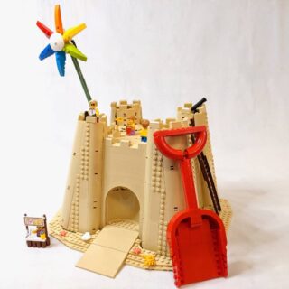 LEGO sand castle