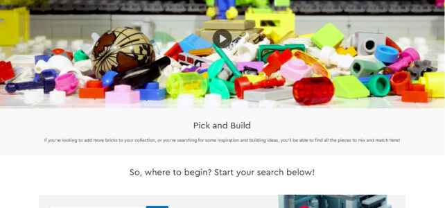 Sur le Shop LEGO : fin du service Briques & Pièces, lancement du Pick and Build Pick and Build LEGO 2022