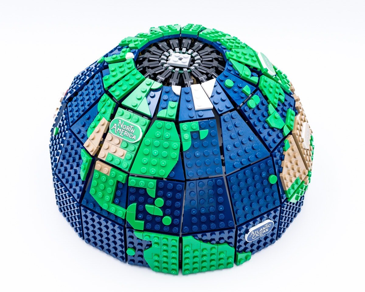 Lego ideas - globe terrestre - 21322 - neuf et dédicacé