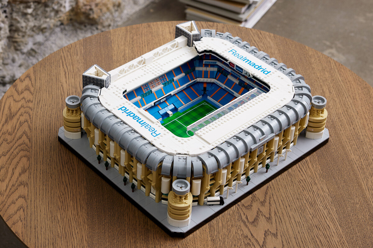 Le stade Santiago Bernabéu du Real Madrid disponible en Legos