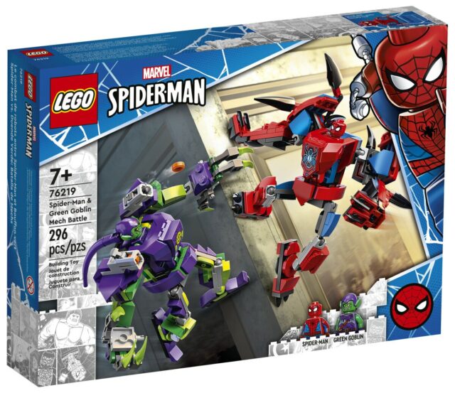 LEGO Marvel 76219 Spider-Man & Green Goblin Mech Battle