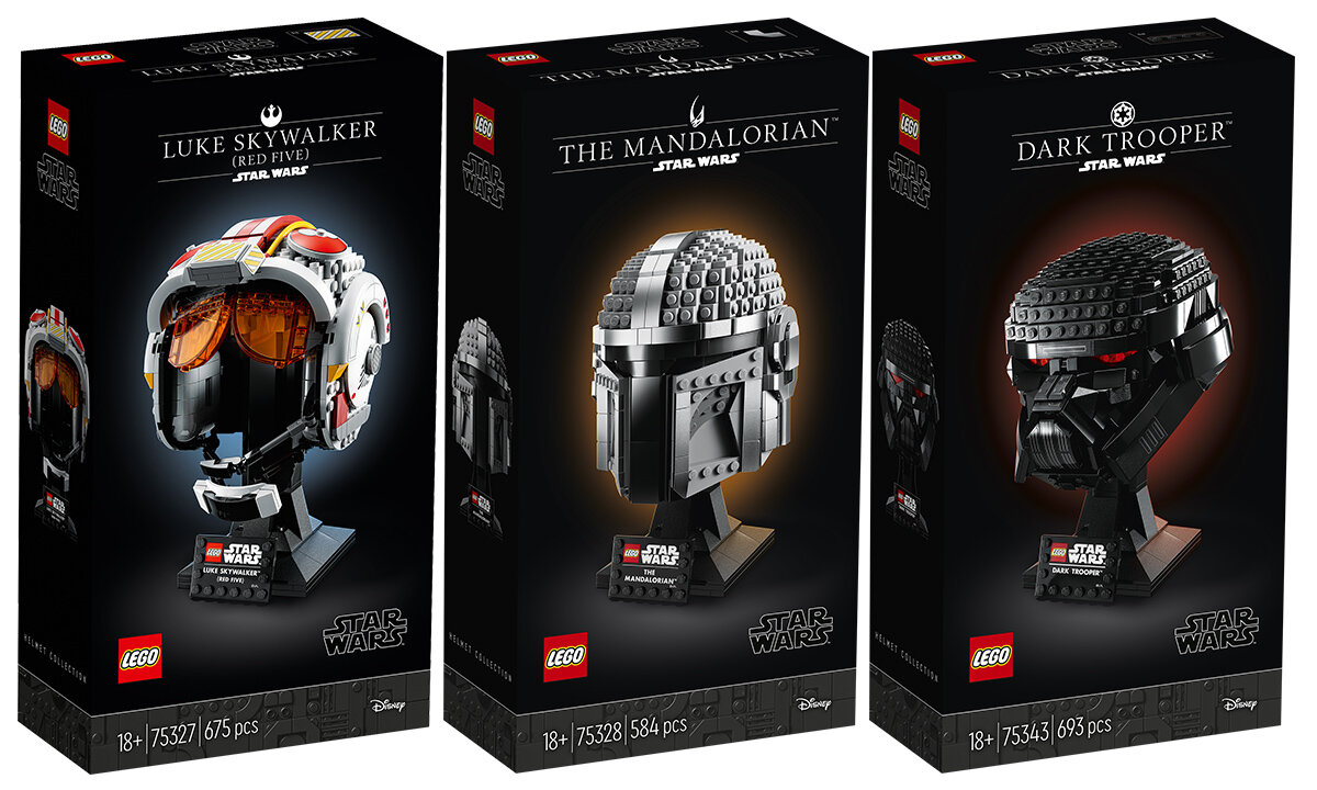 Nouveautés LEGO Star Wars Helmet Collection : les nouveaux casques