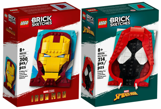 LEGO Brick Sketches 2022 40535 40536