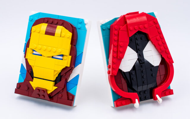 LEGO Brick Sketches 40535 Iron Man 40536 Miles Morales