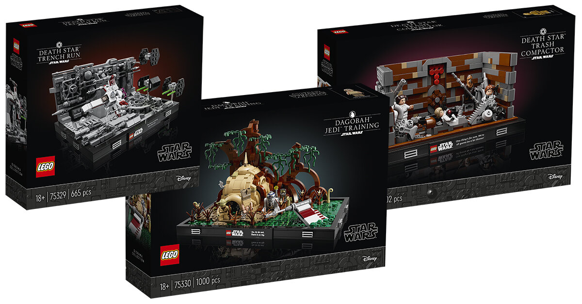 Nouveautés LEGO Star Wars Diorama Collection : maintenant en ligne sur le  Shop LEGO - HelloBricks