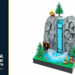 LEGO Bricklink 910018 Working Waterfall