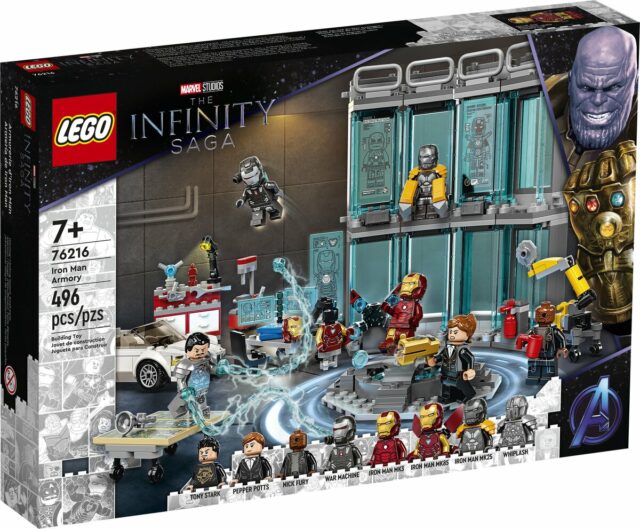 LEGO Marvel 76216 Iron Man Armory