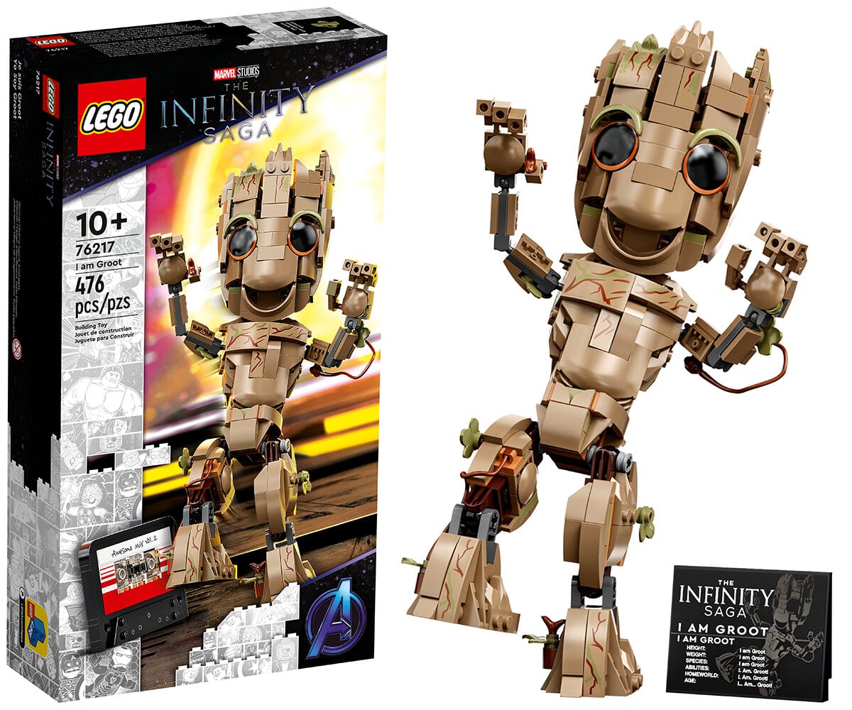Nouveauté LEGO Marvel 76217 I am Groot : en ligne sur le Shop LEGO