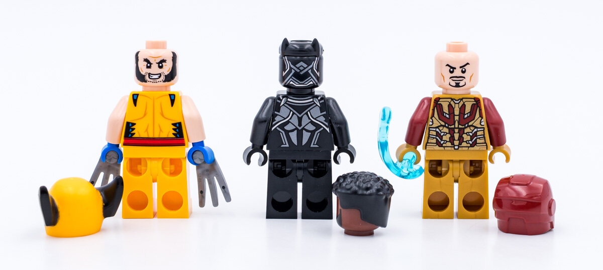 Review LEGO Marvel 76202 Wolverine, 76203 Iron Man et 76204 Black Panther Mech Armors
