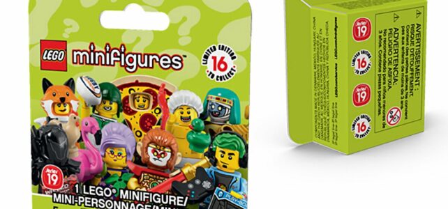 LEGO Collectible Minifigures Series new packaging