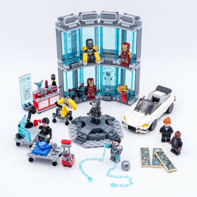 Review LEGO Marvel 76216 Iron Man Armory