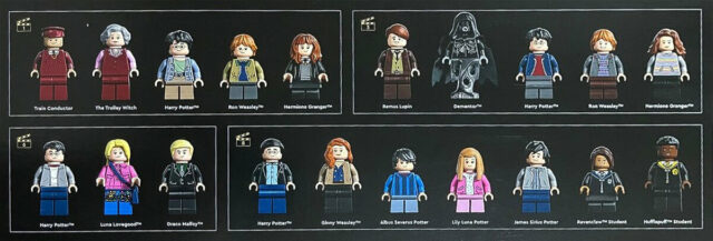 LEGO Harry Potter 76405 Hogwarts Express minifigures