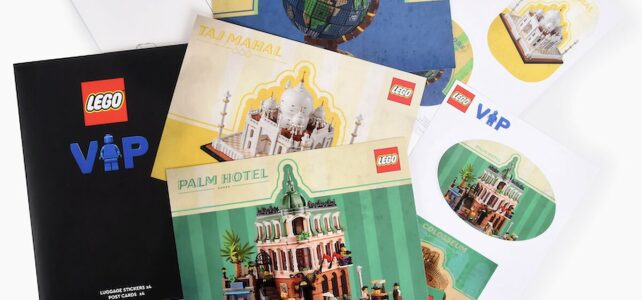 LEGO VIP pack cartes postales stickers