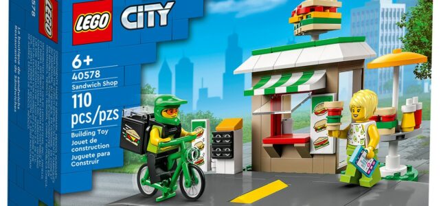 LEGO City 40578 Sandwich Shop GWP septembre 2022