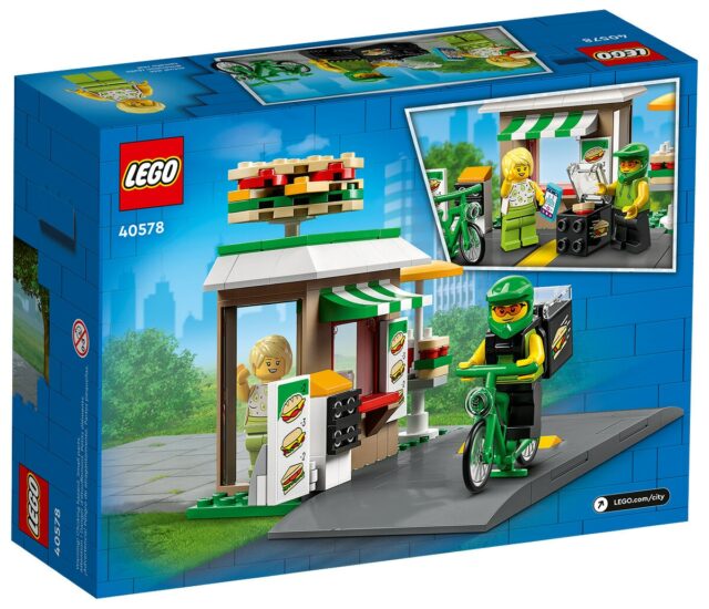 LEGO City 40578 Sandwich Shop GWP septembre 2022