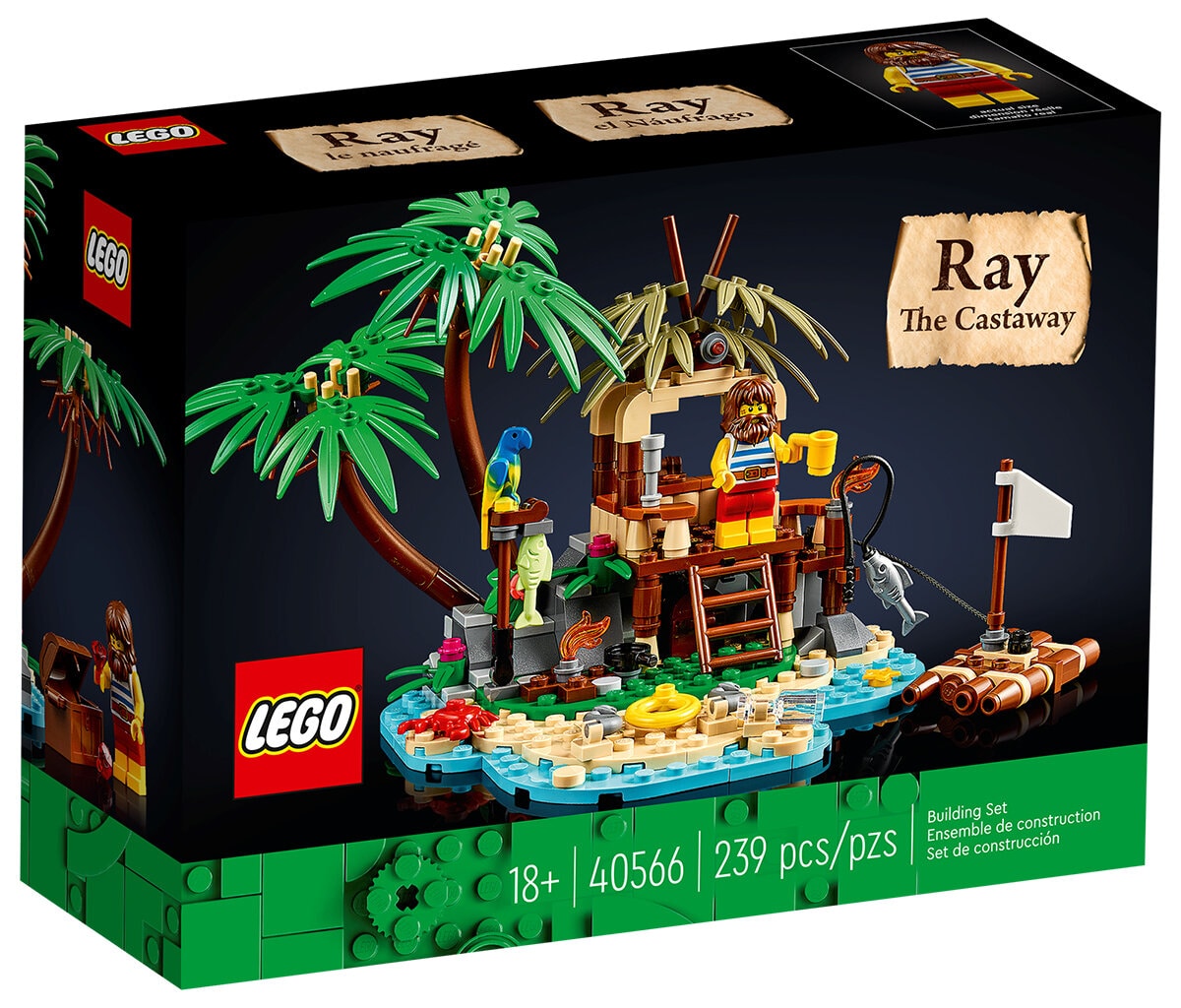 Trois cadeaux offerts chez LEGO : le mini set LEGO Ideas 40566 Ray