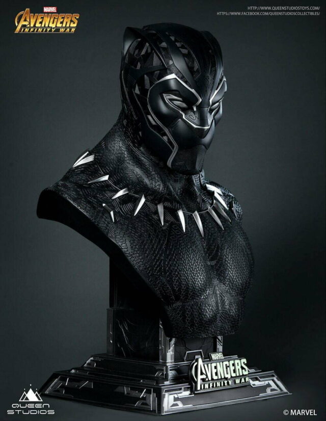 Marvel buste Black Panther life size Queen Studios