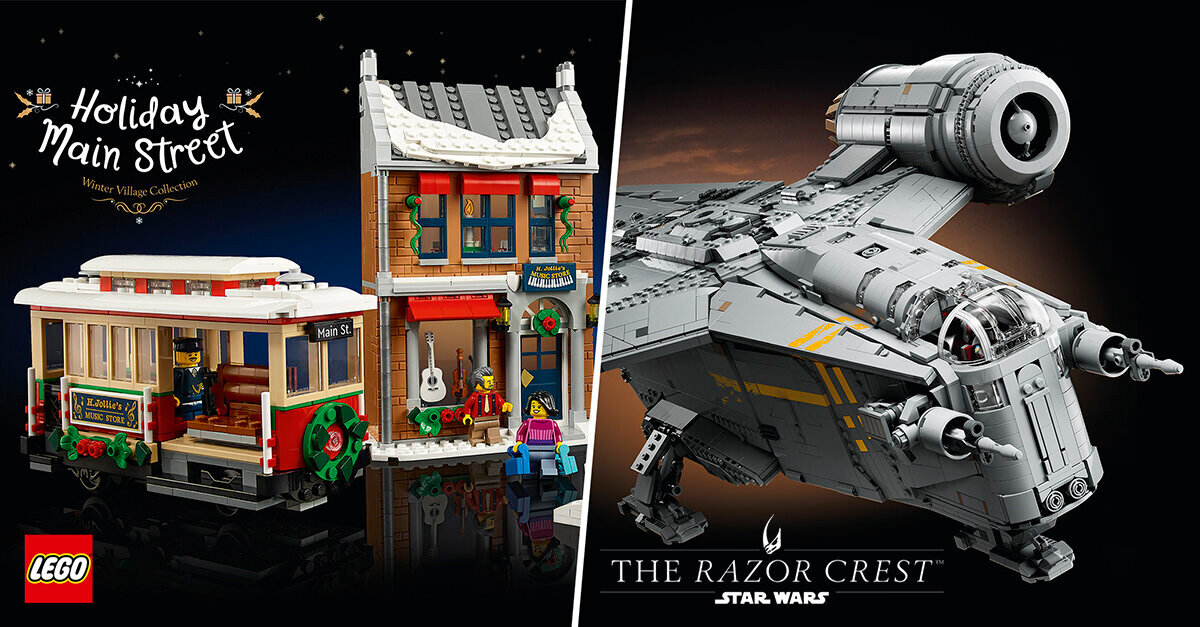 Chez LEGO : le Winter Village 10308 Holiday Main Street et l'UCS Star Wars 75331 Razor Crest 