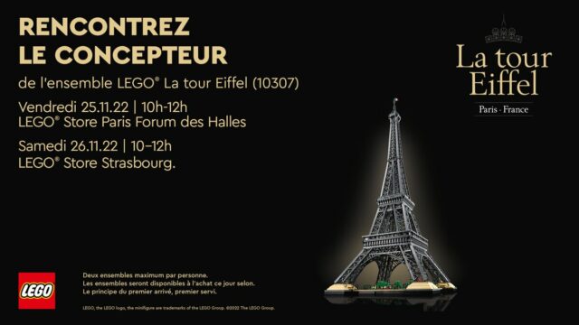 Dedicace LEGO Store 10307 Eiffel Tower