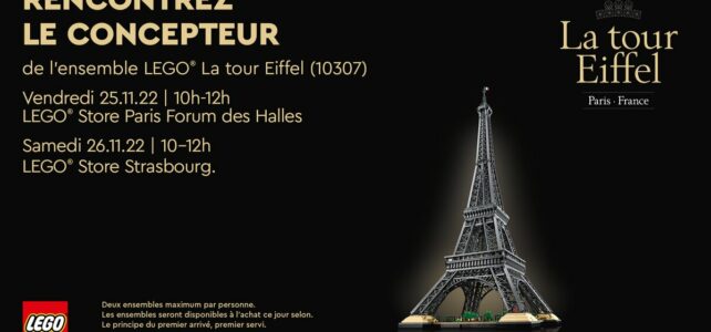 Dedicace LEGO Store 10307 Eiffel Tower