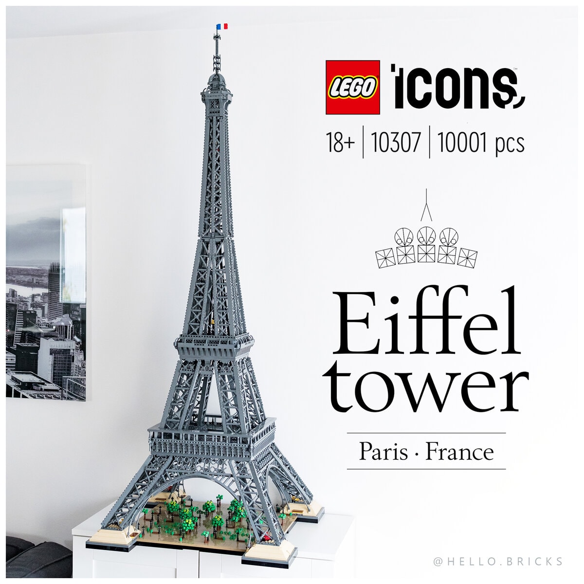 Review LEGO Icons 10307 Eiffel Tower - HelloBricks