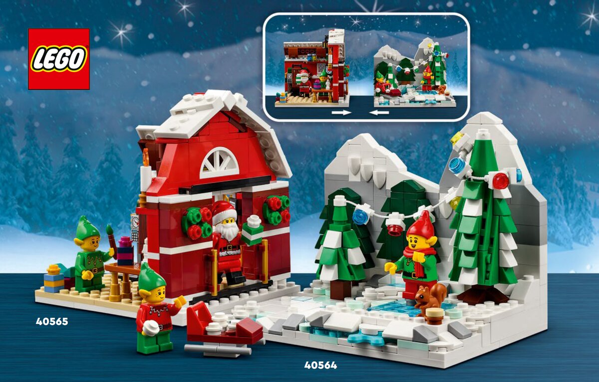 LEGO 40565 Santa's Workshop Christmas : premier visuel officiel -  HelloBricks