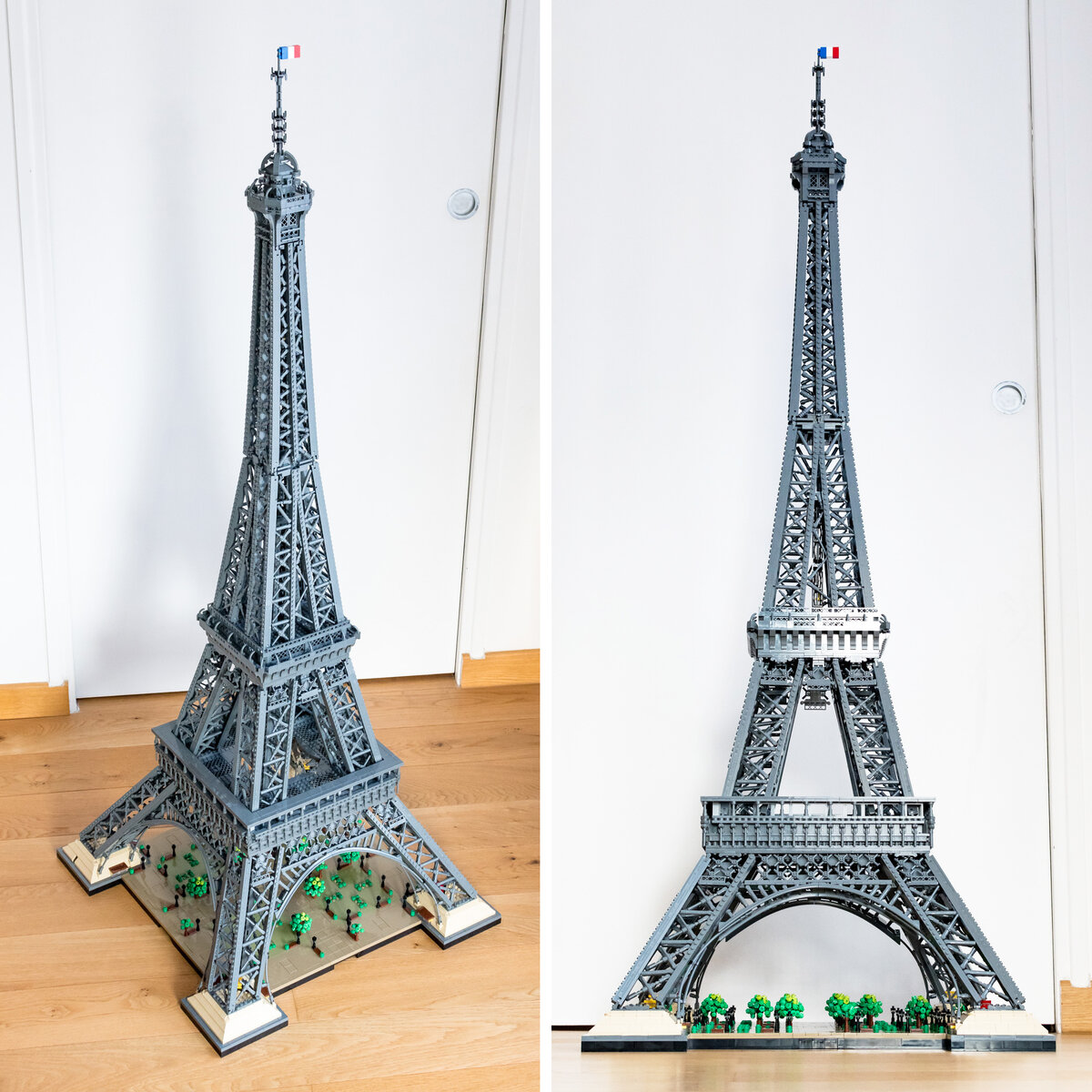 La tour Eiffel LEGO 10307 était trop haute pour les tests standards