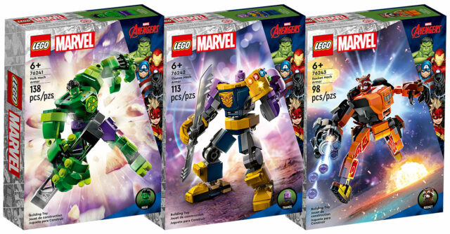 LEGO Marvel Mech 2023 76241 76242 76243