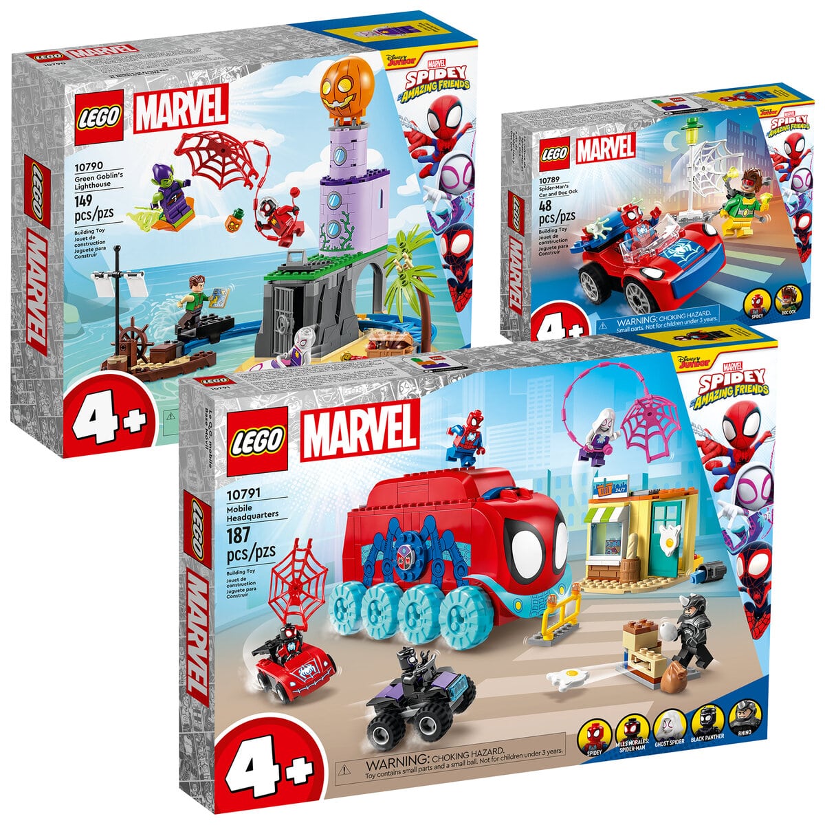 Nouveautés LEGO Marvel 2023 Spidey and his Amazing Friends : aussi
