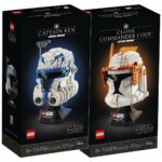 Casques LEGO Star Wars 2023 75349 Captain Rex et 75350 Clone Commander Cody