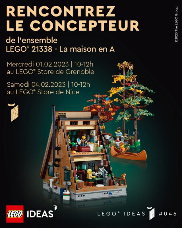 Dedicace LEGO Ideas 21338 A-Frame Cabin