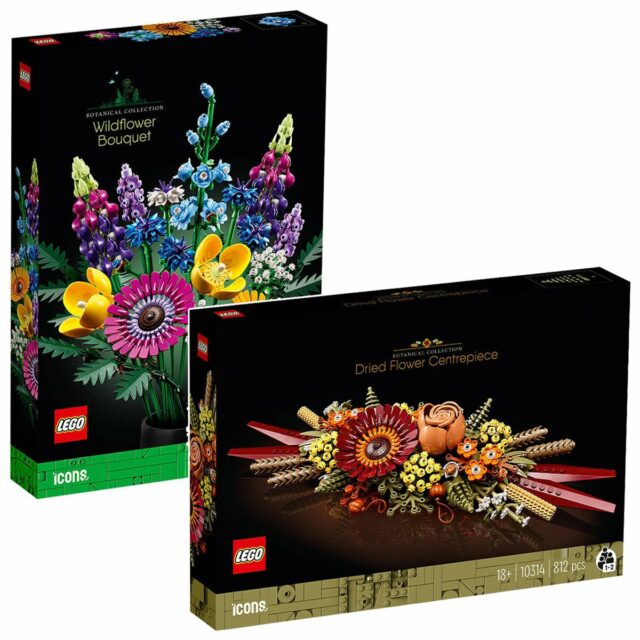 LEGO Icons Botanical Collection 2023 10313 10314