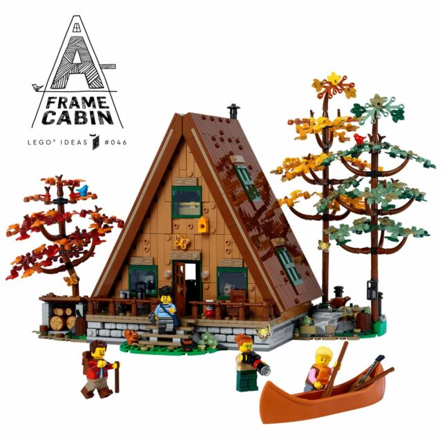 LEGO Ideas 21338 A-Frame Cabin