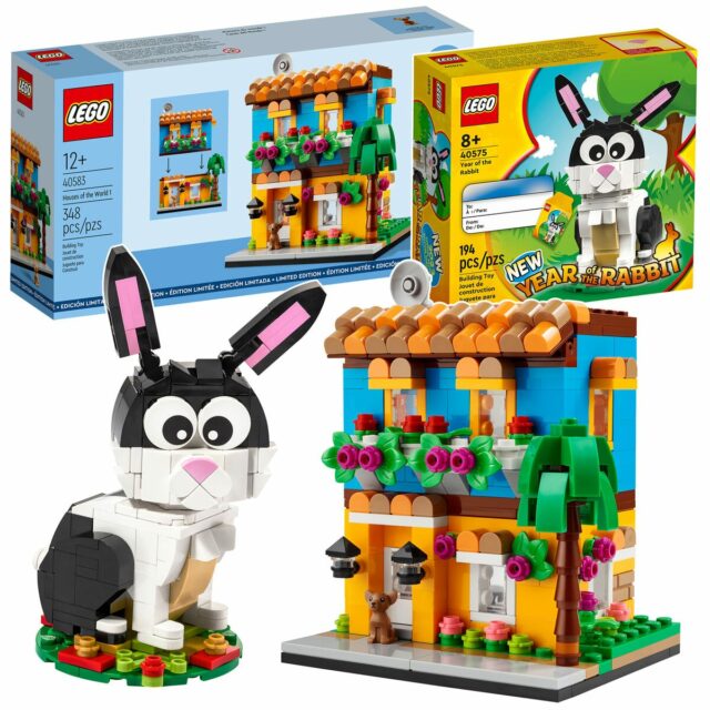 LEGO cadeaux janvier 2023 40583 Houses of the World 40575 Year of the Rabbit