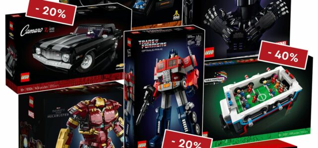 Sur le Shop LEGO : des remises immédiates sur une sélection de gros sets LEGO déstockage 2023