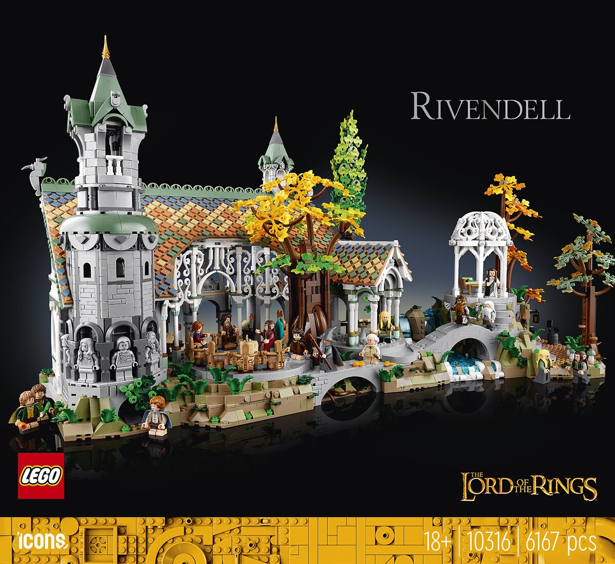 LEGO Icons 10316 The Lord of the Rings Rivendell : la vidéo des ...