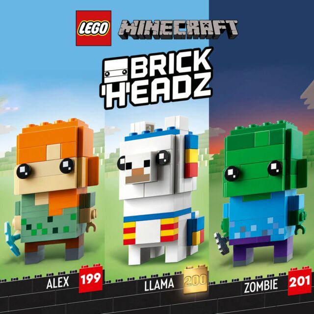 LEGO BrickHeadz Minecraft 2023