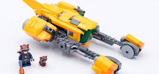 Review LEGO Marvel 76254 Baby Rocket's Ship