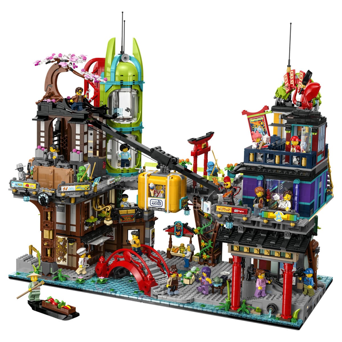 Nouveautés LEGO NINJAGO 2023 Dragons Rising : les nouveaux sets sont là,  avec le gros 71799 NINJAGO City Market - HelloBricks