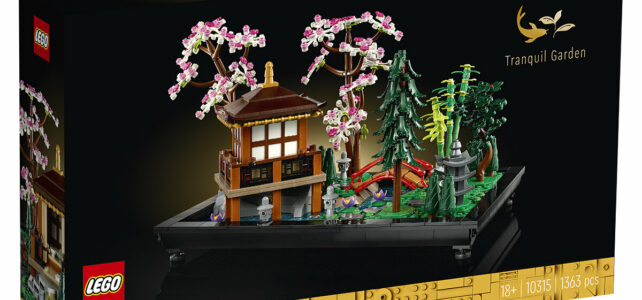 Nouveauté LEGO Icons 10315 Tranquil Garden : le set est en ligne