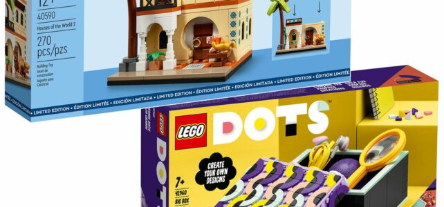 Deux cadeaux à cumuler chez LEGO : 40590 Houses of the World 2 et 41960 Big Box offerts LEGO cadeaux juin 2023