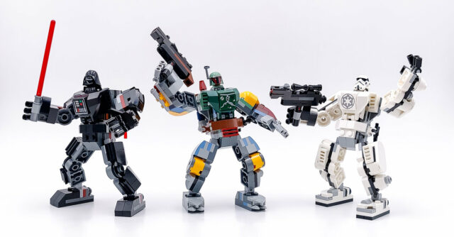 Review LEGO Star Wars 75368 Darth Vader Mech, 75369 Boba Fett Mech & 75370 Stormtrooper Mech