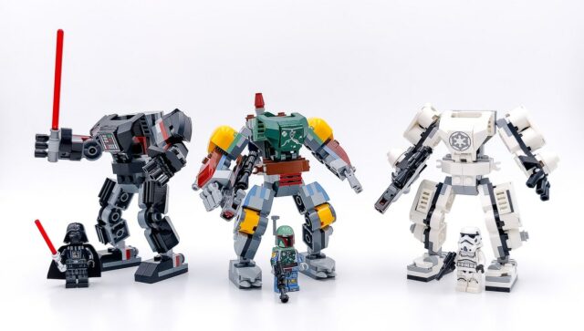 Review LEGO Star Wars 75368 Darth Vader Mech, 75369 Boba Fett Mech & 75370 Stormtrooper Mech