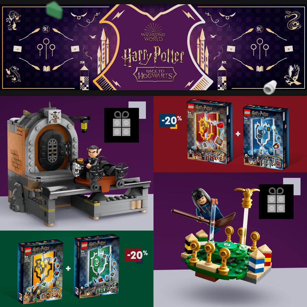 Lego harry potter return shop to hogwarts