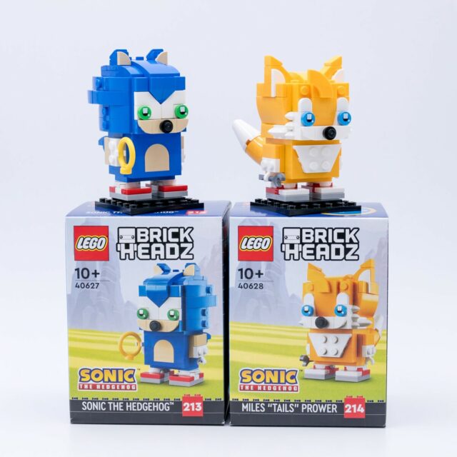 Review LEGO BrickHeadz 40627 Sonic & 40628 Tails